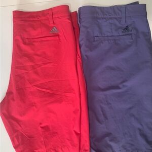 Adidas hot pink and Purple Shorts 36 men’s Golf performance active
